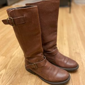 Genuine Leather Brown Riding Boot